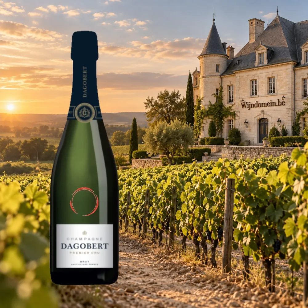 1 Fles Champagne Dagobert Premier Cru (Geschenkverpakking)